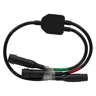 Raymarine® - 25-Pin to Dual 25-Pin 1' Transducer Y-Cable for RealVision™ 3D Transducers