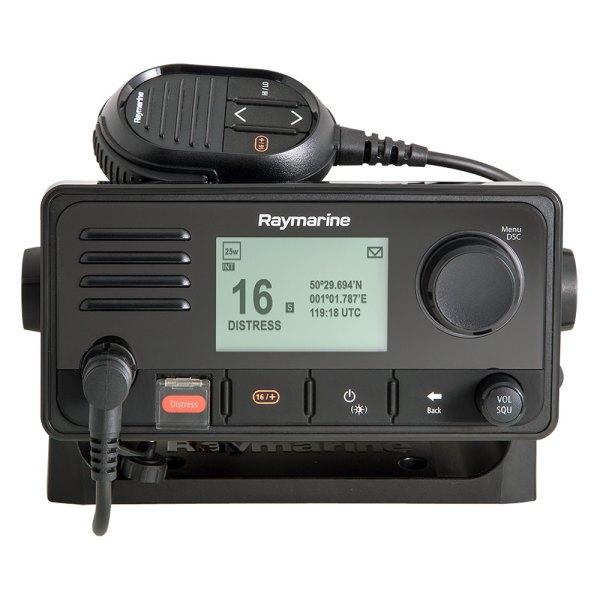 Raymarine® - Ray63 25W RF Black Fixed Mount VHF Radio