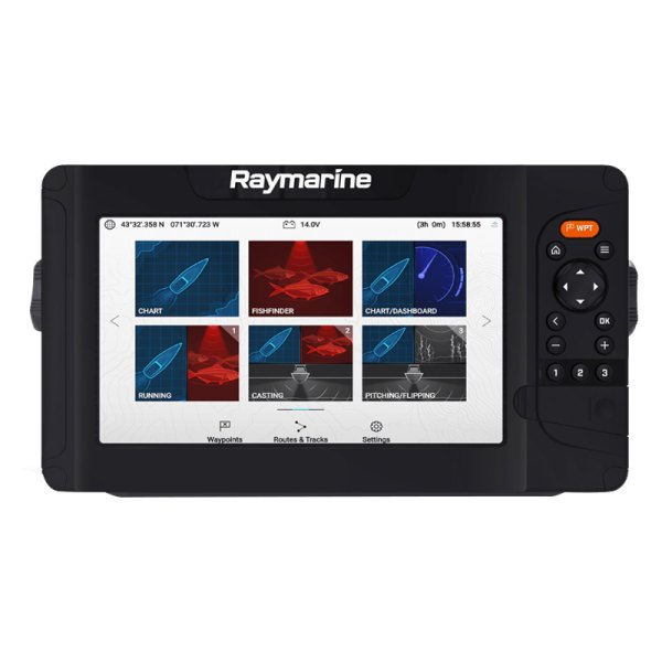 Raymarine® - Element™ 9 HV 9" Fish Finder/Chartplotter with LightHouse NC2 US Charts w/o Transducer