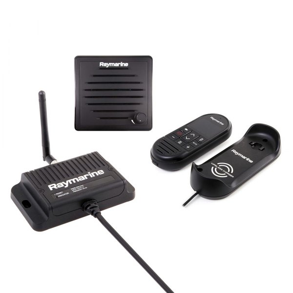 Raymarine® - Ray90 25W RF Black Fixed Mount Modular Dual-Station VHF Radio with Wireless Handset