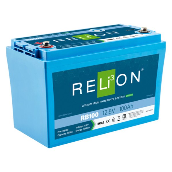 RELiON® - 12V 100Ah Lithium Deep Cycle Battery
