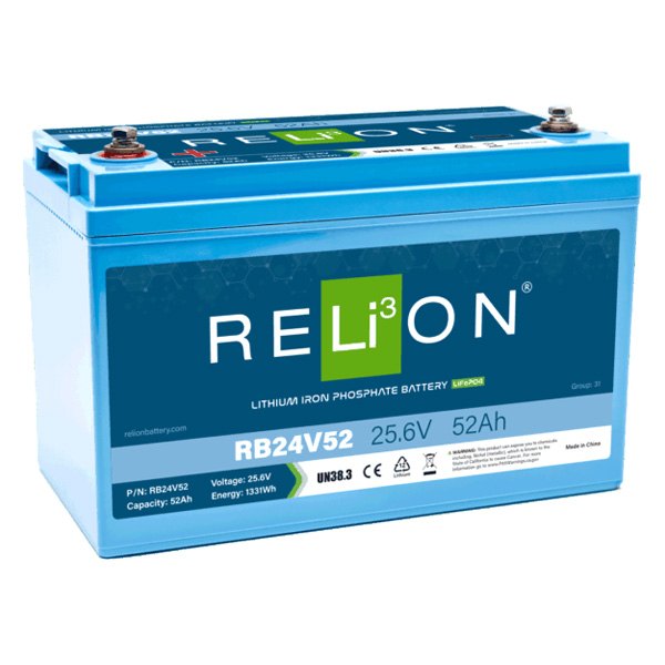 RELiON® - 24V 52Ah LiFePO4 Battery