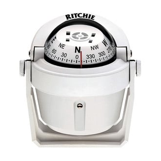 Ritchie® - Explorer™ White Bracket Mount Compass