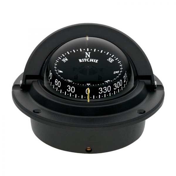 Ritchie® - Voyager™ Black Flush Mount Compass