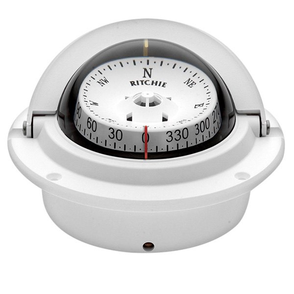Ritchie® - Voyager™ White Flush Mount Compass