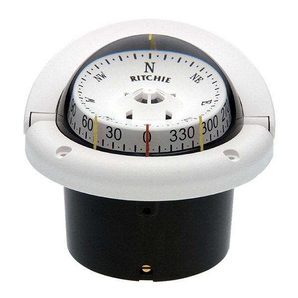 Ritchie® - Helmsman™ White Flush Mount Compass