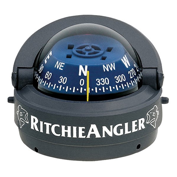 Ritchie® - Angler™ Black Binnacle/Surface Mount Compass