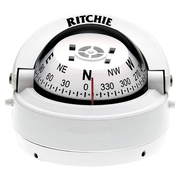 Ritchie® - Explorer™ White Binnacle/Surface Mount Compass
