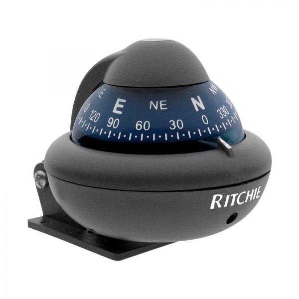 Ritchie® - RitchieSport™ Dark Gray/Blue Bracket Mount Compass