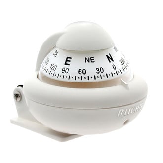 Ritchie® - RitchieSport™ White Bracket Mount Compass
