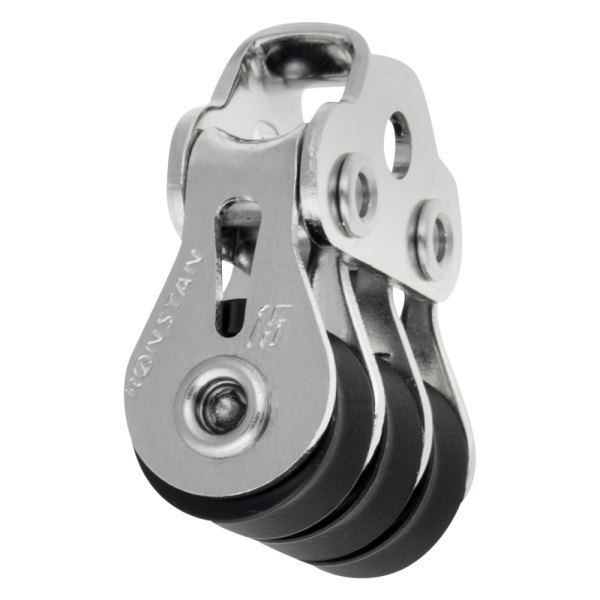 Ronstan® - 15 Series Ball Bearing Shave Triple Utility Block with Loop Head for 3/16" D Lines