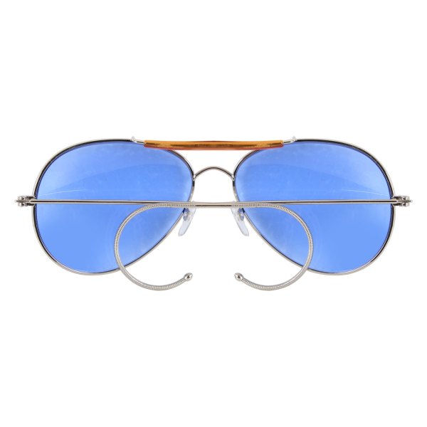 Rothco® - Aviator Air force Chrome/Blue Sunglasses with Case