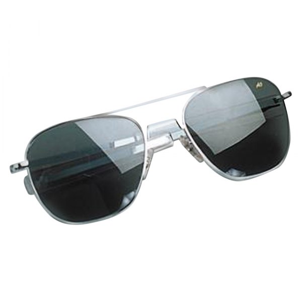 Rothco® - AO Original Pilots Chrome/Green Polarized Sunglasses