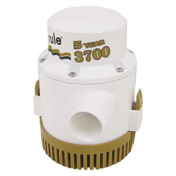 Rule Pumps® - Gold Series 12 V 3696 GPH Electric Impeller Submersible Bilge Pump