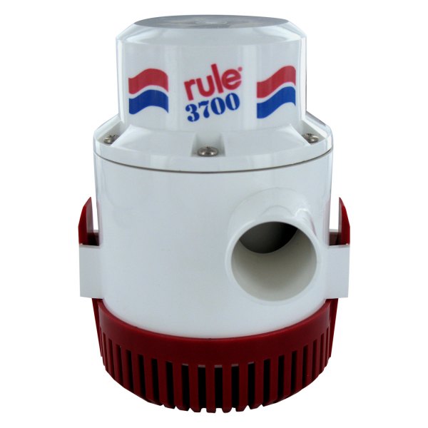 Rule Pumps® - 12 V 3696 GPH Electric Non-Automatic Impeller Submersible Bilge Pump