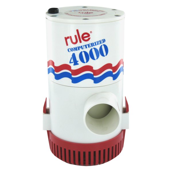 Rule Pumps® - 12 V 3996 GPH Electric Automatic Impeller Submersible Bilge Pump
