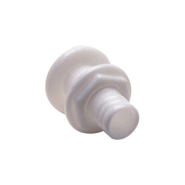 Rule Pumps® - Straight Plastic White Thru-Hull Fitting for 1-1/8" D Hose