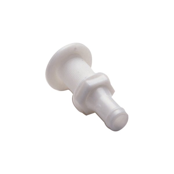 Rule Pumps® - 90° Elbow Plastic White Thru-Hull Fitting for 3/4" D Hose