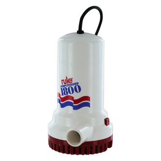 Rule Pumps® - 1800 GPH Electric Submersible Impeller Utility Pump