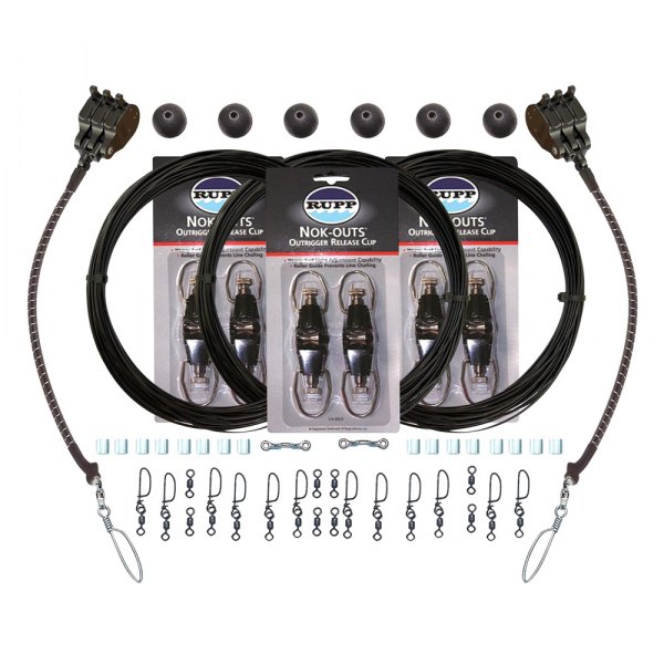Rupp Marine® - 520' L Triple Rigging Kit with Nok-Outs & Lok-Up