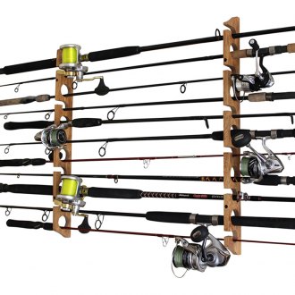 Rush Creek Creations Round 24 Fishing Rod Storage Rack with Dual