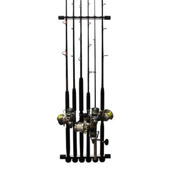 Horizontal Fishing Rod Holders, Racks Great Fishing Pole Holder for Garage  and Boats, Wall-Mounted ABS Fishing Rod, Simple Fishing Rod Rack qzjijosen