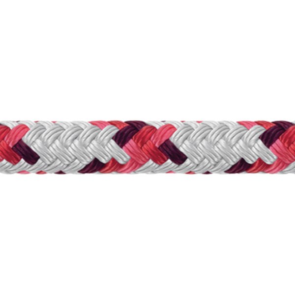 Samson Rope® - XLS3 5/16" D x 500' L White/Red Tracer Double Braid Anchor Line