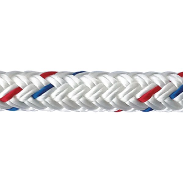 Samson Rope® - HarborMaster™ 3/8" D x 100' L White Nylon Double Braid Anchor Line