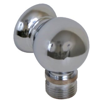 Scandvik® - Brass Chrome Plated Bulkhead Elbow Connector for Shower Hose