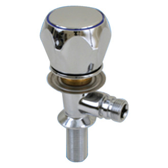 Scandvik® - Chrome Plated Brass Cold Water Compact Faucet with ABS Knob