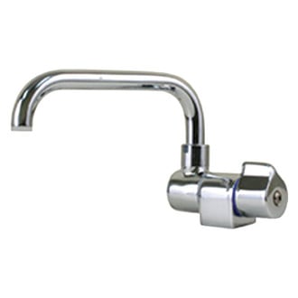 Scandvik® - Chrome Plated Brass Low Spout Cold Water Swivel & Folding Faucet