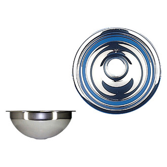Scandvik® - 11-5/8" O.D Stainless Steel Polished Round Basin