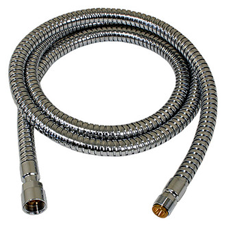Scandvik® - 5' L Brass Chrome Plated Spiral Flex Hose