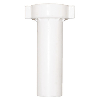 Scandvik® - Plastic White Straight Pipe for 1-1/4" Connections