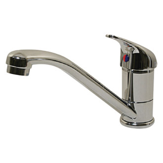 Scandvik® - Chrome Plated Brass Hot & Cold Water Single Lever Galley Faucet