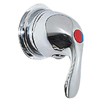 Scandvik® - Compact Brass Chrome Plated Hot & Cold Single Lever Shower Mixer