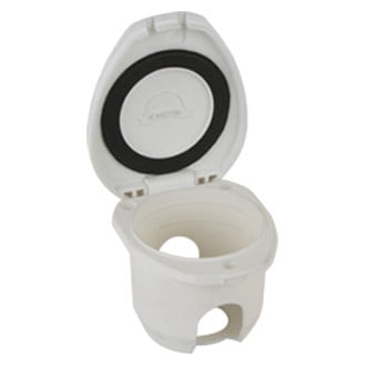 Scandvik® - Nylon White Recessed Cup & Cap