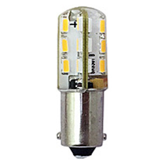 Scandvik® - 12/24V DC 100lm Warm White BA9S Base LED Light Bulb