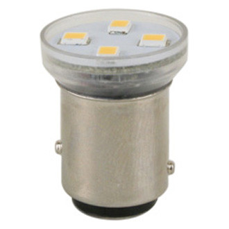 Scandvik® - 12/24V DC 3W 65lm Warm White BAY15D Base LED Light Bulb