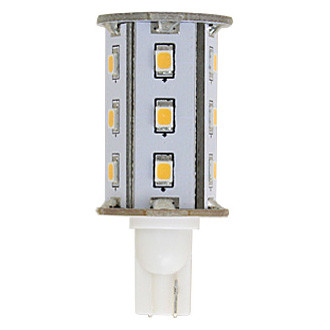 Scandvik® - 12/24V DC 220lm Warm White T10 Wedge S.F. Base LED Light Bulb