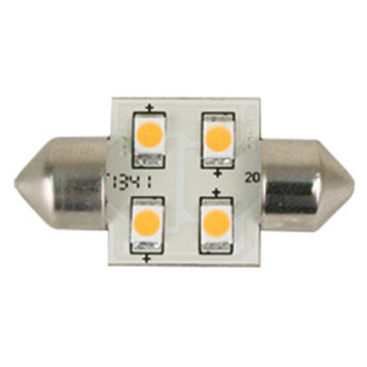 Scandvik® - 12/24V DC 65lm Blue Festoon Base LED Light Bulb
