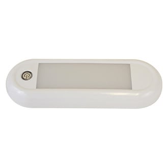 Scandvik® - 7.31"L x 2.56"W 12/24V DC 680lm White Surface Mount LED Courtesy Light with Switch