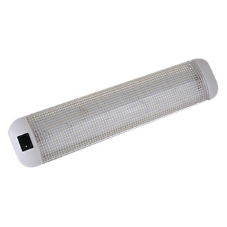 Scandvik® - 13"L x 2.75"W 12/24V DC 535lm White Surface Mount LED Light Bar with Switch