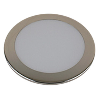 Scandvik® - A6 4"D 12/24V DC 545lm White Recessed Screw Mount LED Courtesy Light