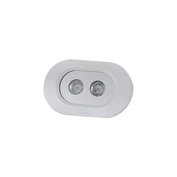 Scandvik® - 5 W 500 lm 10 - 30 V DC White Housing White Flush Mount 2 LED Spreader Light