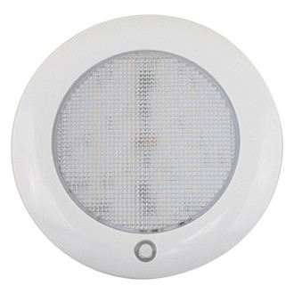 Scandvik® - 5"D 12/24V DC 390lm Warm White/Blue Surface Screw Mount LED Courtesy Light