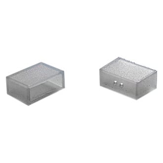 Scandvik® - 12mm W Track End Cap, 2 Pack