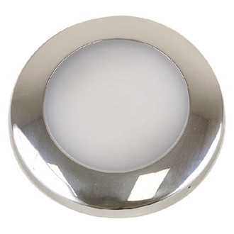 Scandvik® - S3 2.75"D 12V DC 228lm Warm White/Blue Surface Screw Mount LED Courtesy Light