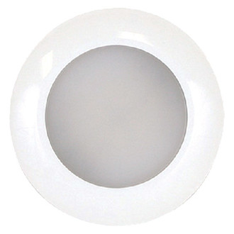 Scandvik® - S3 2.75"D 12V DC 228lm White Plastic Surface Screw Mount LED Courtesy Light