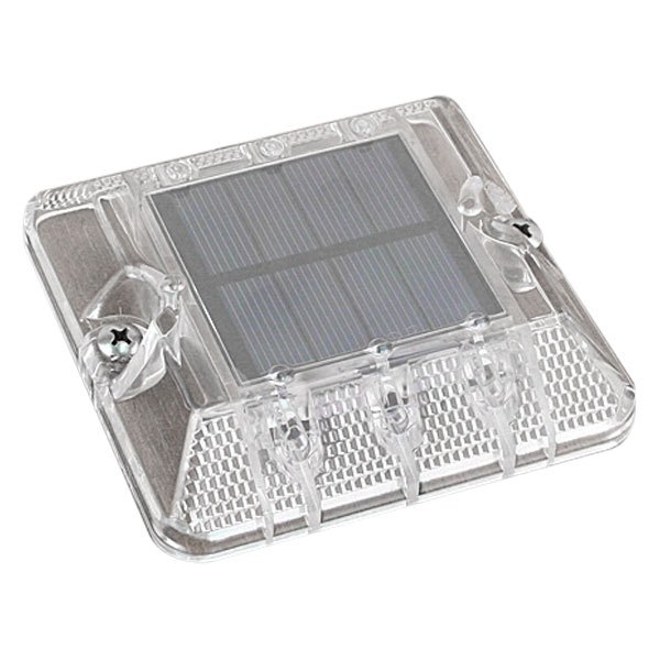 Scandvik® - 4" L x 4" W Cool White Solar Dock LED Lights